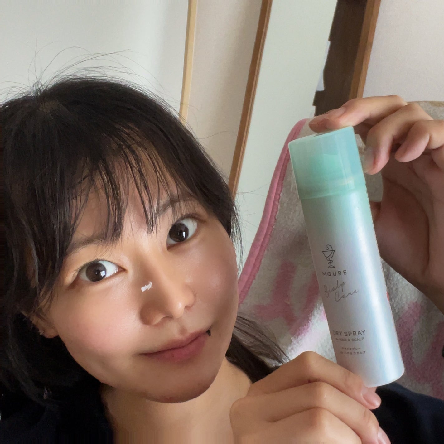 MQURE Scalp Care&Moist ドライスプレー for ヘア&スカルプ YOGAの香り 【医薬部外品】/MQURE/ドライシャンプーを使ったクチコミ(4枚目)