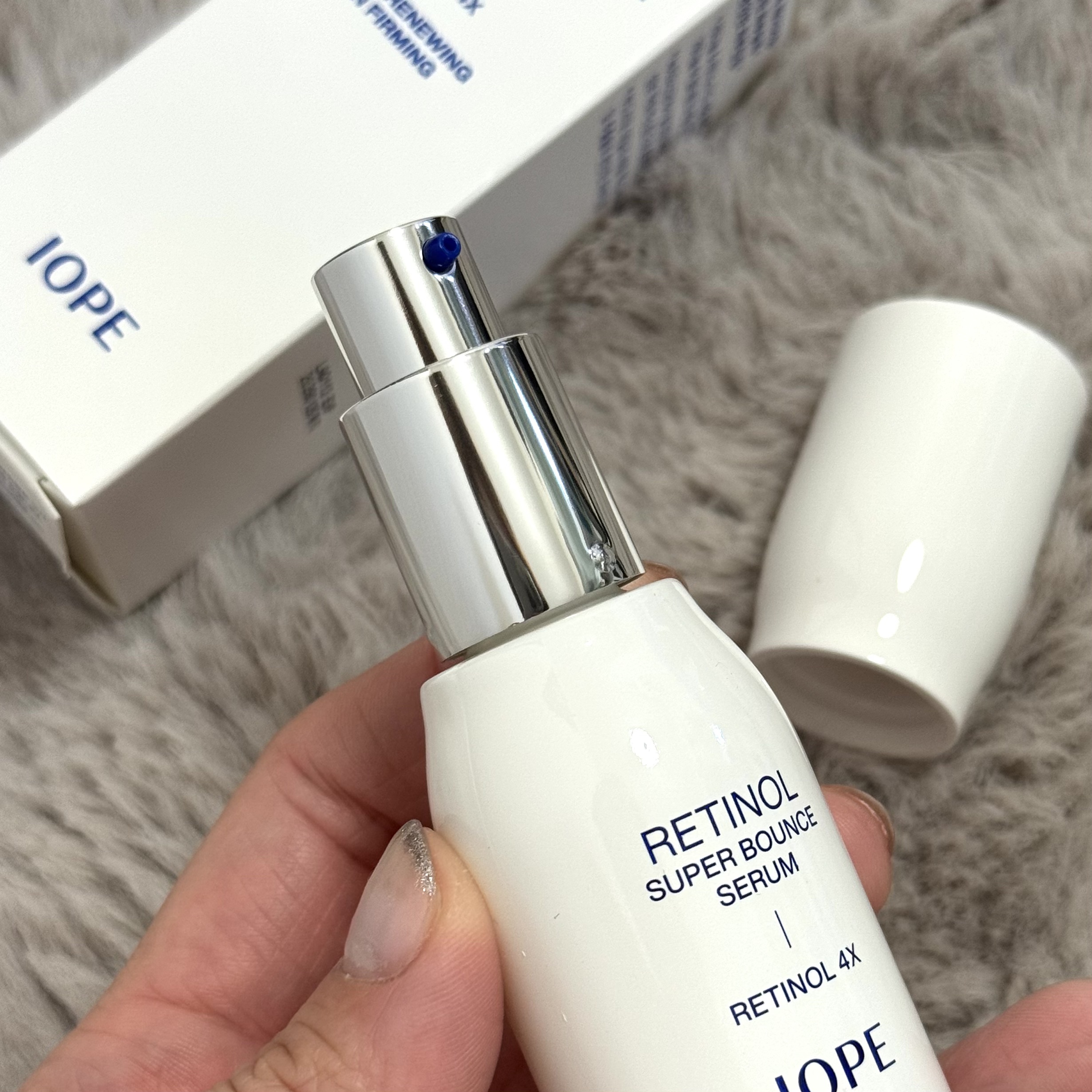 レチノール スーパーバウンス セラム/IOPE/美容液を使ったクチコミ（2枚目）