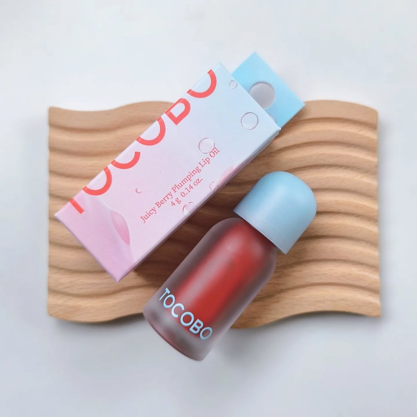 ジューシーベリープランピングリップオイル/TOCOBO/リップグロスを使ったクチコミ(1枚目)