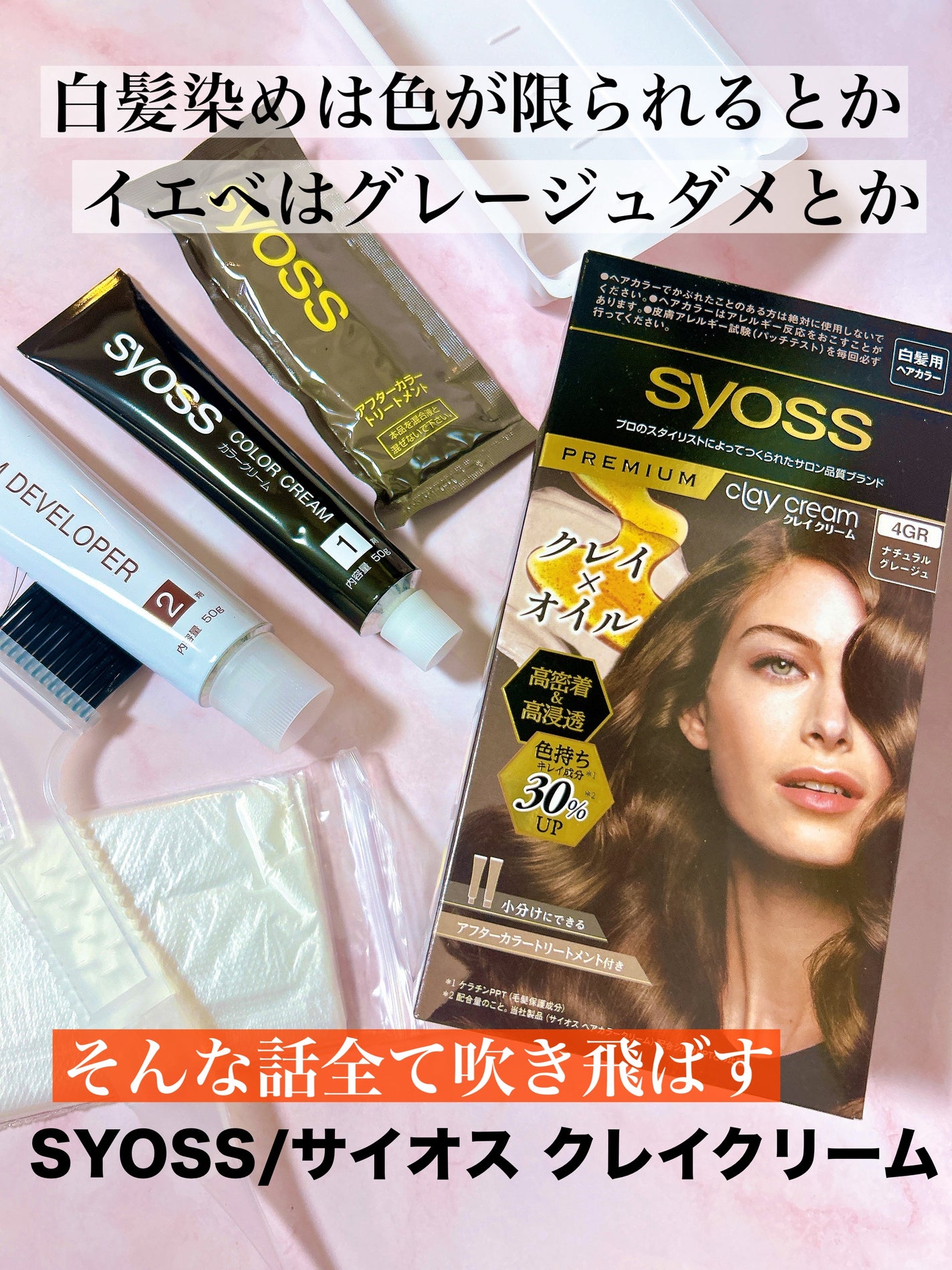 クレイクリーム/サイオス/ヘアカラーを使ったクチコミ(1枚目)