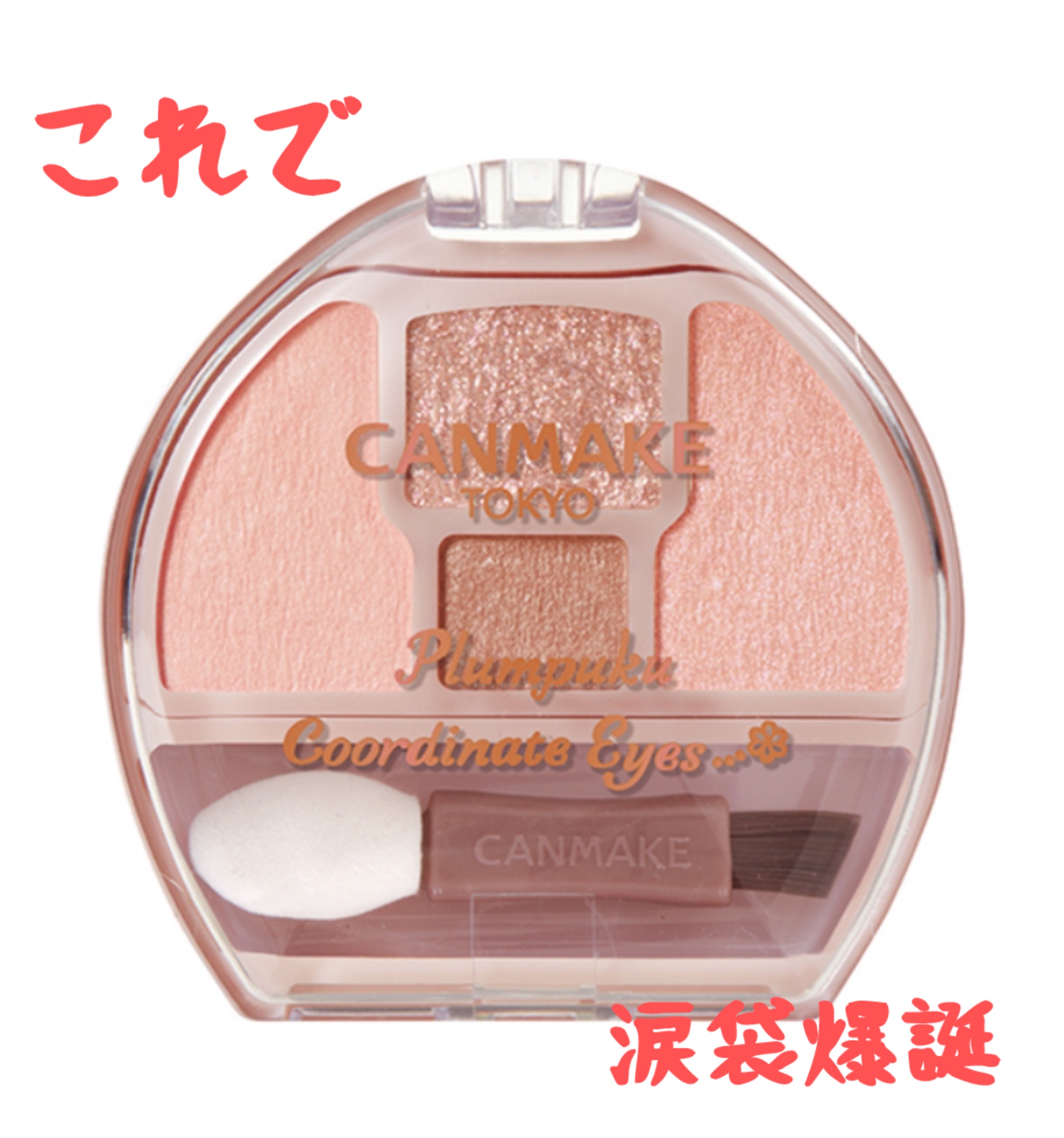 プランぷくコーデアイズ/キャンメイク/パウダーアイシャドウを使ったクチコミ（1枚目）