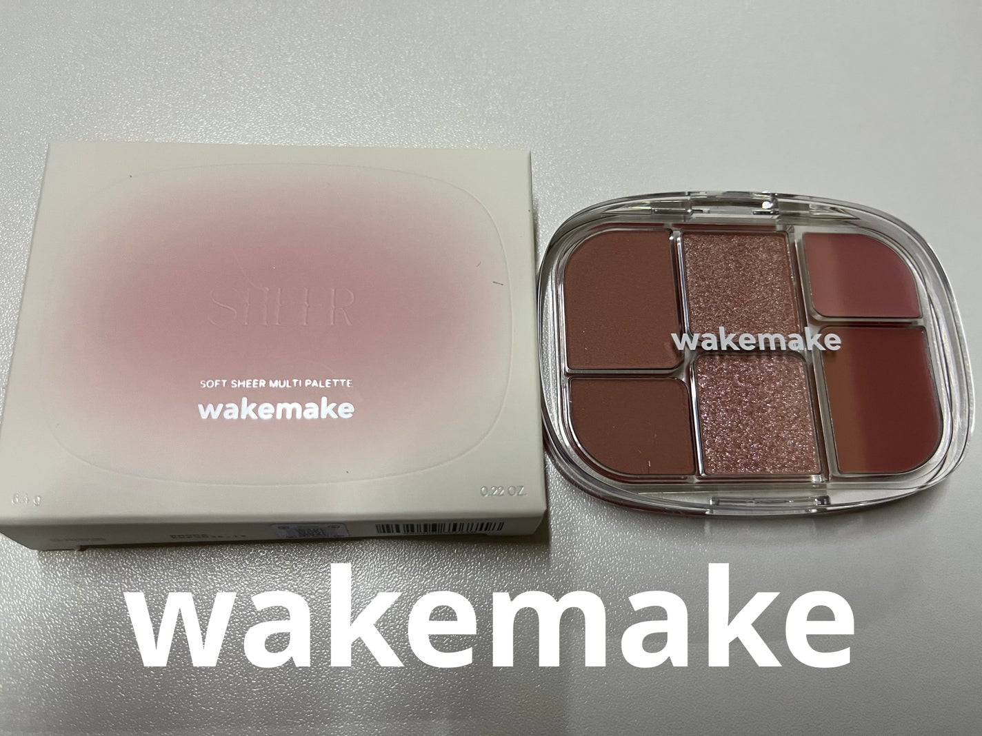 ソフトシアーマルチパレット/wakemake/アイシャドウパレットを使ったクチコミ(1枚目)