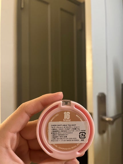 16 CHEEK SHOT/16BRAND/パウダーチークを使ったクチコミ(2枚目)
