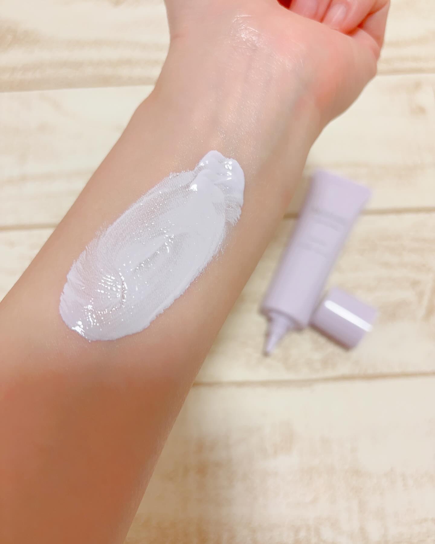 Moist Labo モイストラボ　トーンアップ下地のクチコミ「モイストラボ　トーンアップ下地
＜ラベンダー＞SPF50+　PA++++
希望小売価格：1,3.....」（3枚目）