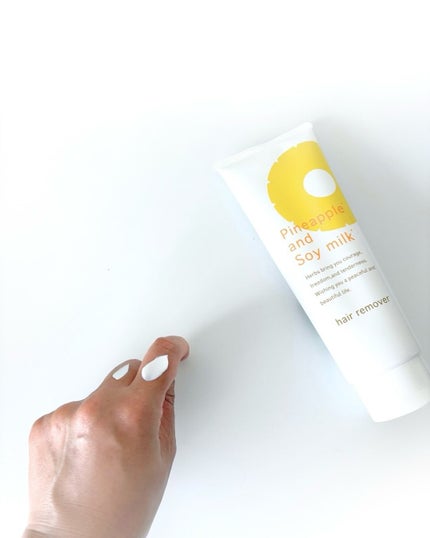 パイナップル豆乳除毛クリーム/鈴木ハーブ研究所/除毛クリームを使ったクチコミ(2枚目)