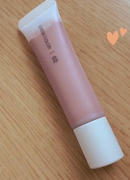 クリームチーク/無印良品/ジェル・クリームチークを使ったクチコミ(1枚目)