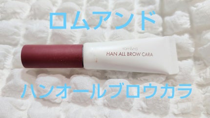 ハンオールブロウカラ 06 ベリーオーキッド(BERRY ORCHID)(日本限定)/rom&nd/眉マスカラを使ったクチコミ(1枚目)