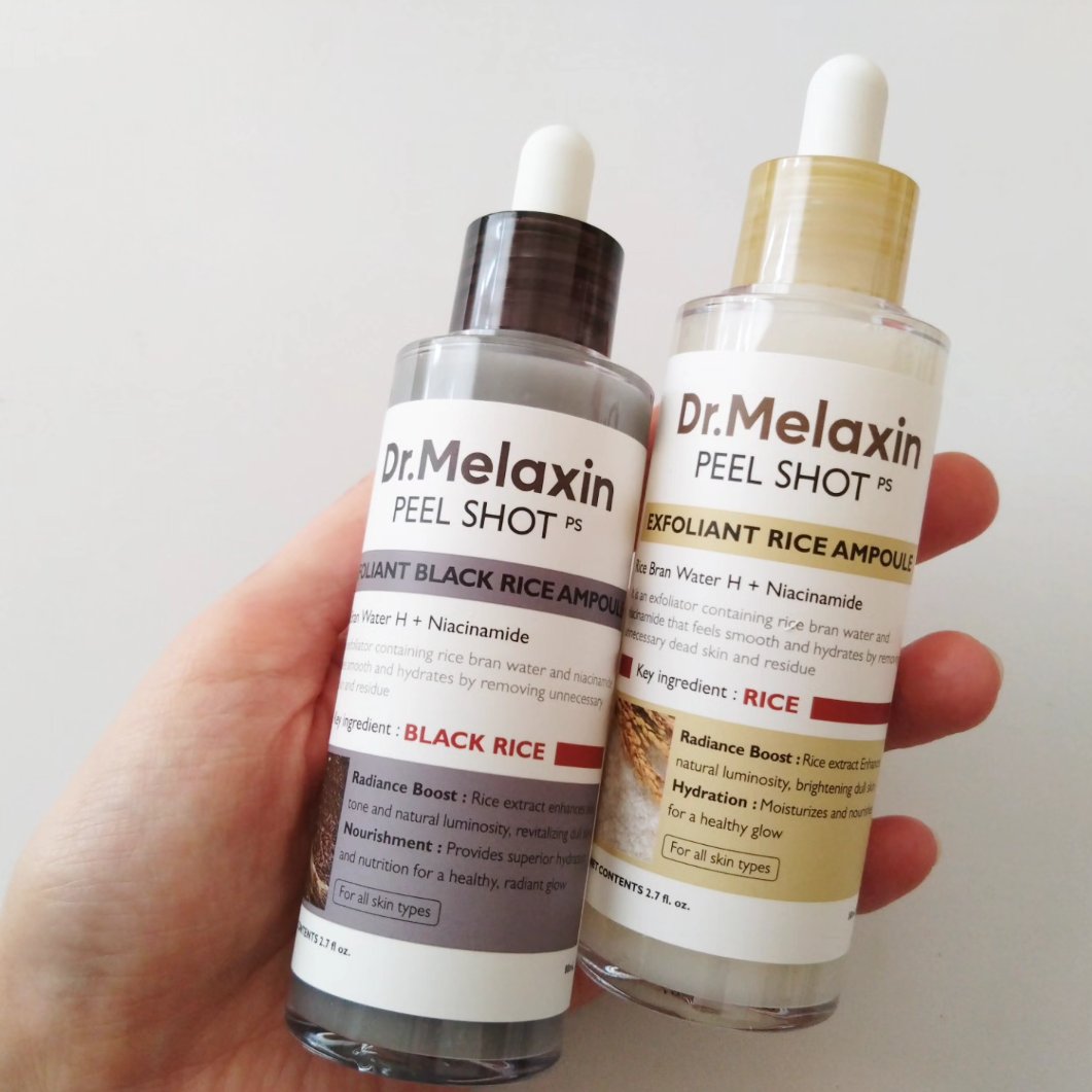白米ピールショットゴマージュアンプル/Dr.Melaxin/美容液を使ったクチコミ（2枚目）