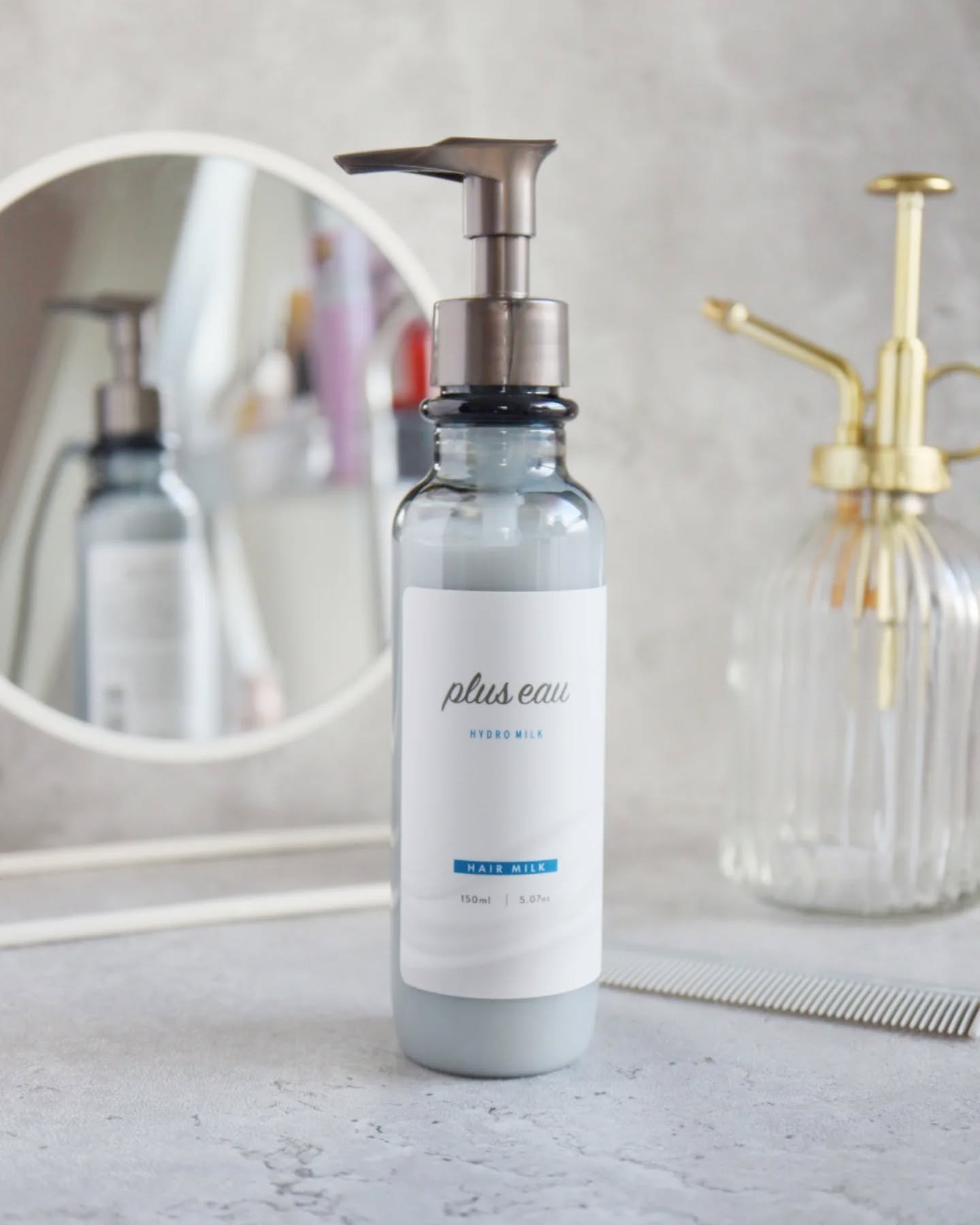 プリュスオー ハイドロミルク/plus eau/ヘアミルクを使ったクチコミ（1枚目）