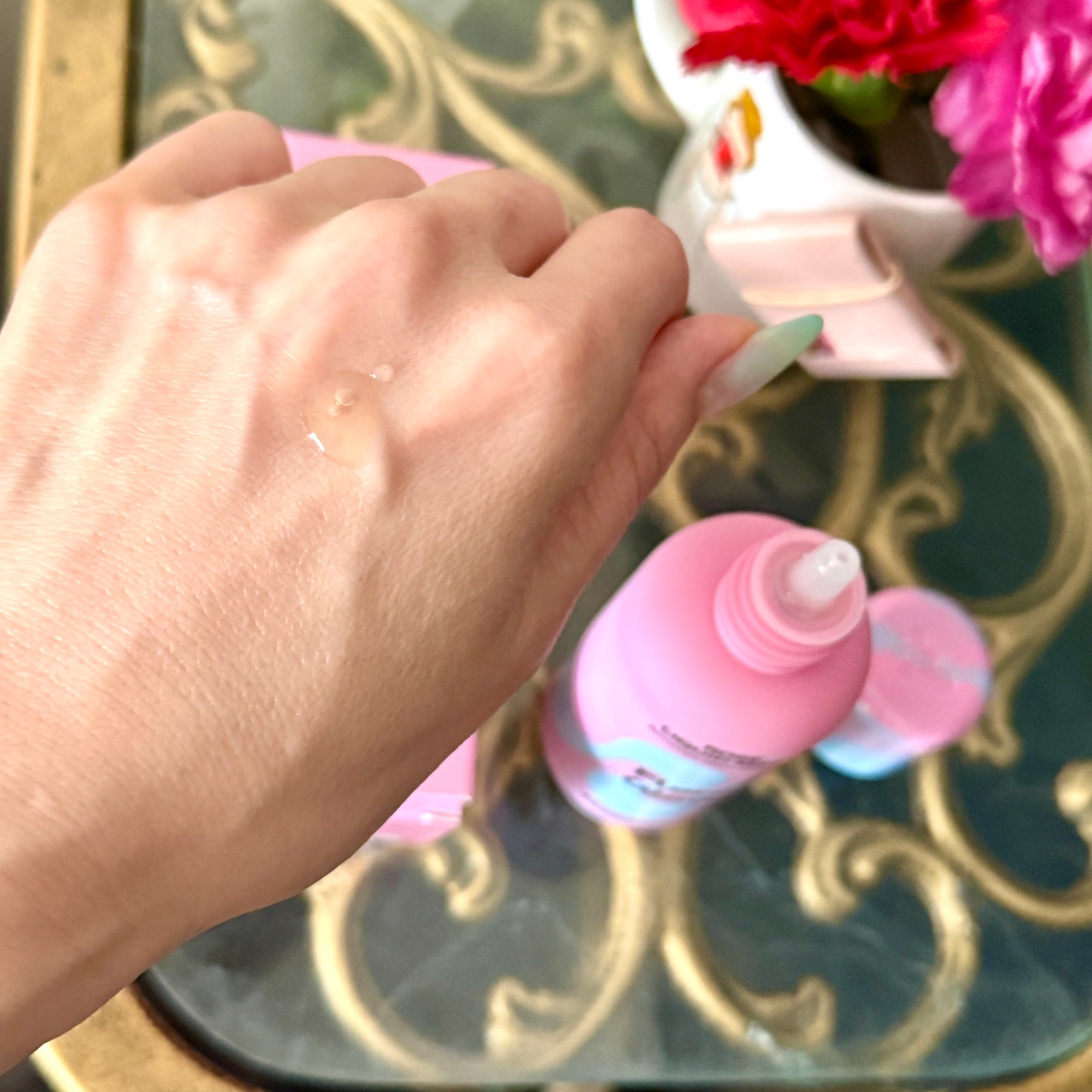 フローラグロウローズリキッドマスク/Mamonde/化粧水を使ったクチコミ(2枚目)