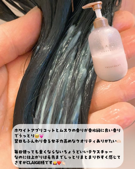 シャンプー/トリートメント パールシャイン(PS)/CLAYGE/市販シャンプーを使ったクチコミ(5枚目)