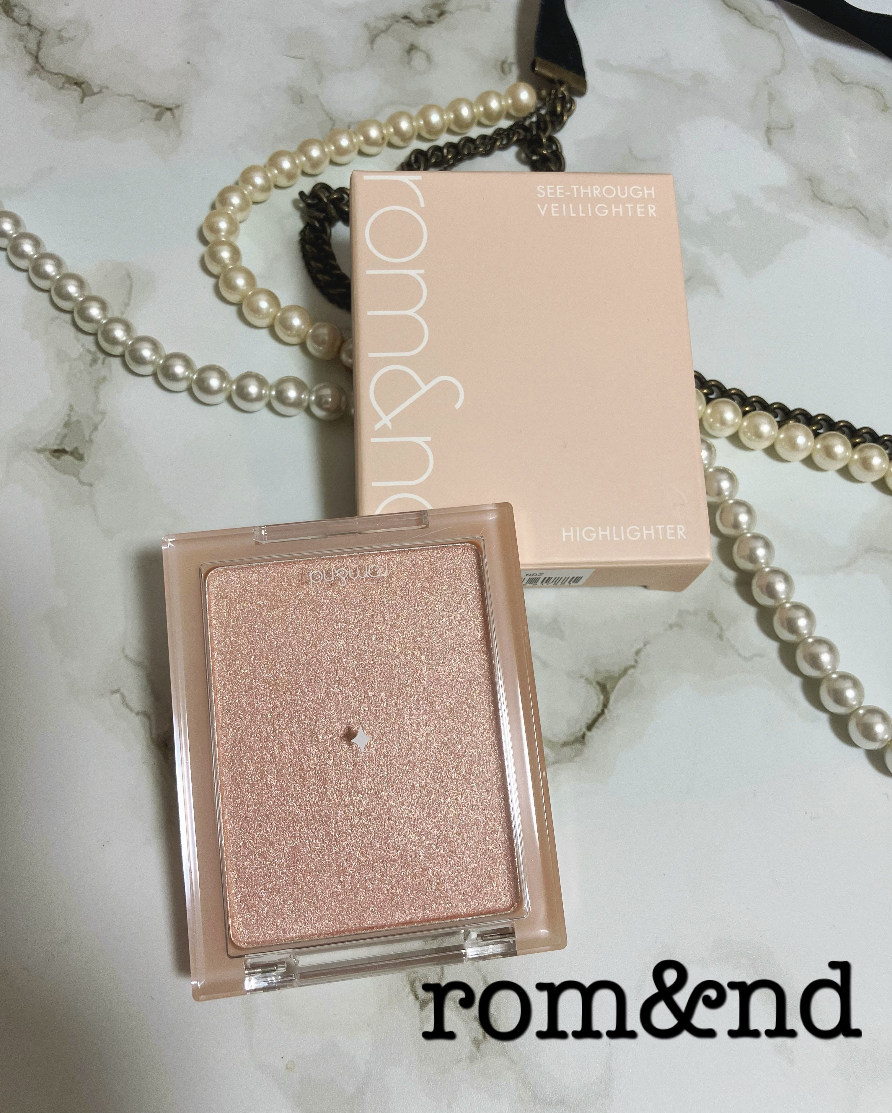 ヴェールライター 01 サンキスドベール(sun kissed veil)/rom&nd/パウダーハイライトを使ったクチコミ（1枚目）