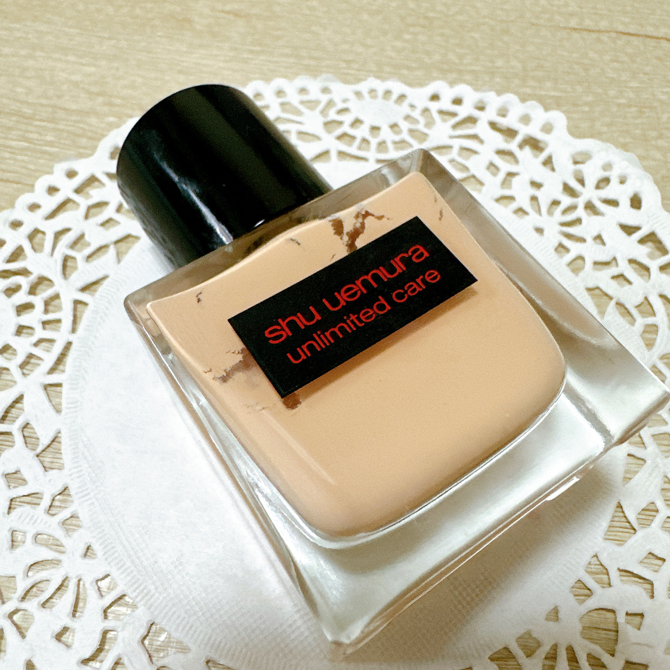 アンリミテッド ケア ツヤ セラム ファンデーション/shu uemura/リキッドファンデーションを使ったクチコミ（2枚目）