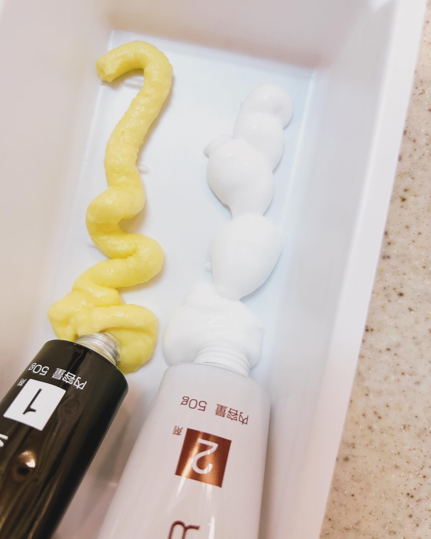 クレイクリーム/サイオス/ヘアカラーを使ったクチコミ（3枚目）