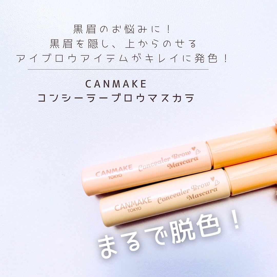 コンシーラーブロウマスカラ/キャンメイク/その他アイブロウを使ったクチコミ（1枚目）