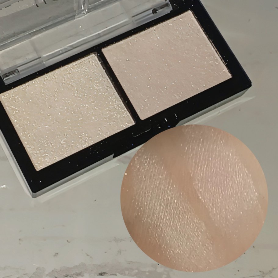 シルキーアイシャドウ 02 シルキーピンク/U R GLAM/アイシャドウパレットを使ったクチコミ（2枚目）