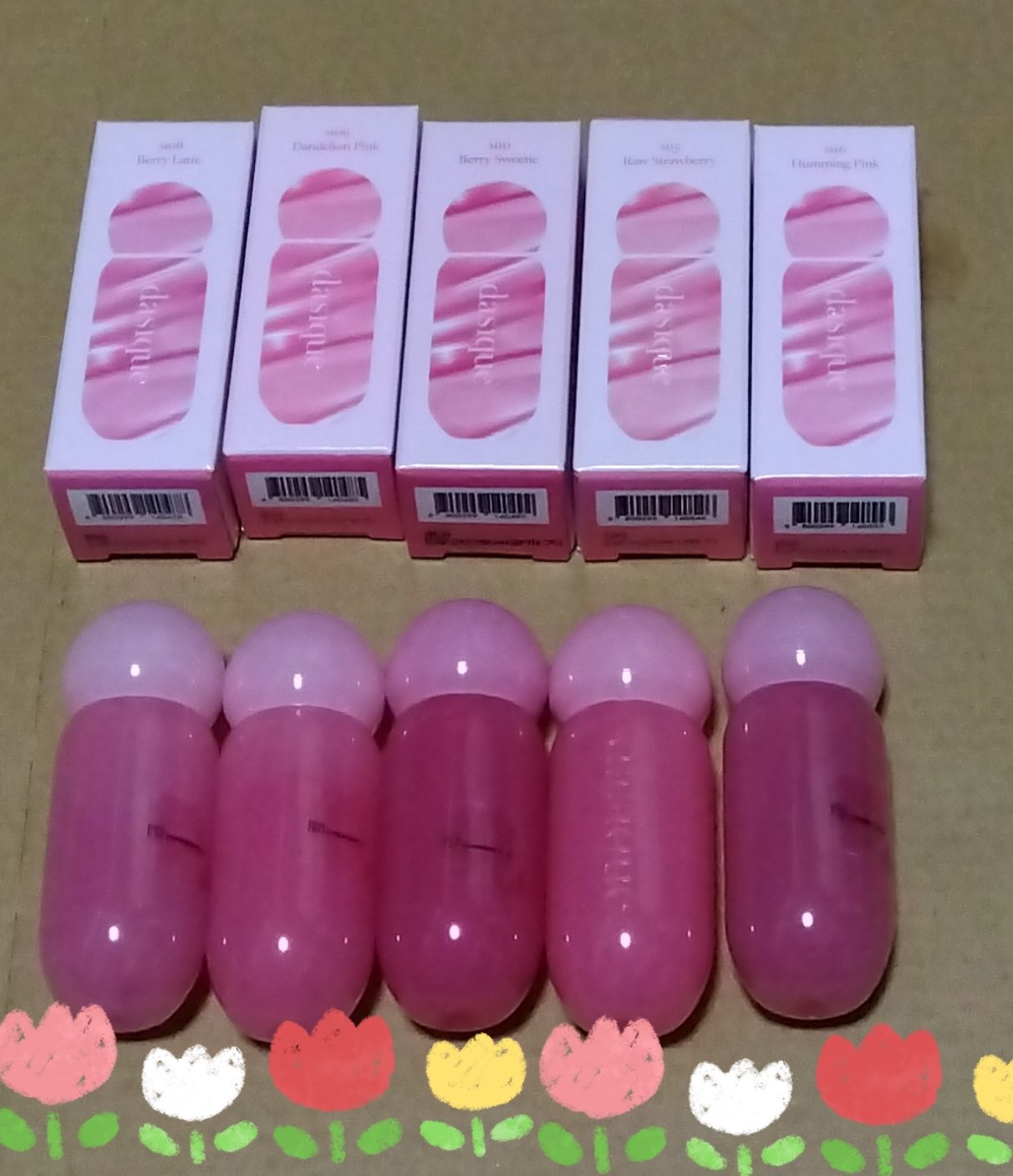 ジューシーデューイグロウティント/dasique/リップティントを使ったクチコミ（2枚目）