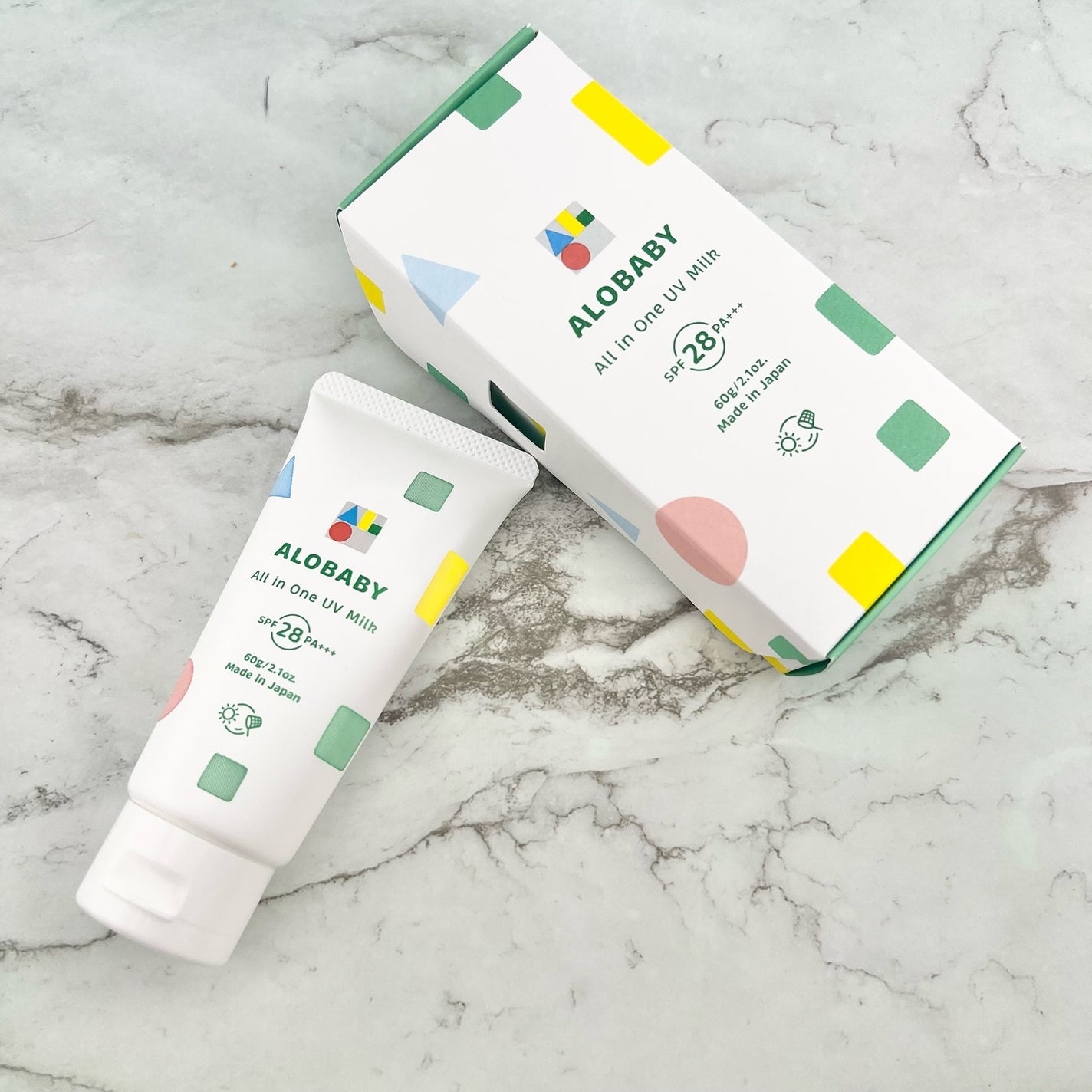 アロベビー オールインワンUVミルク/ALOBABY/日焼け止めミルクを使ったクチコミ(1枚目)