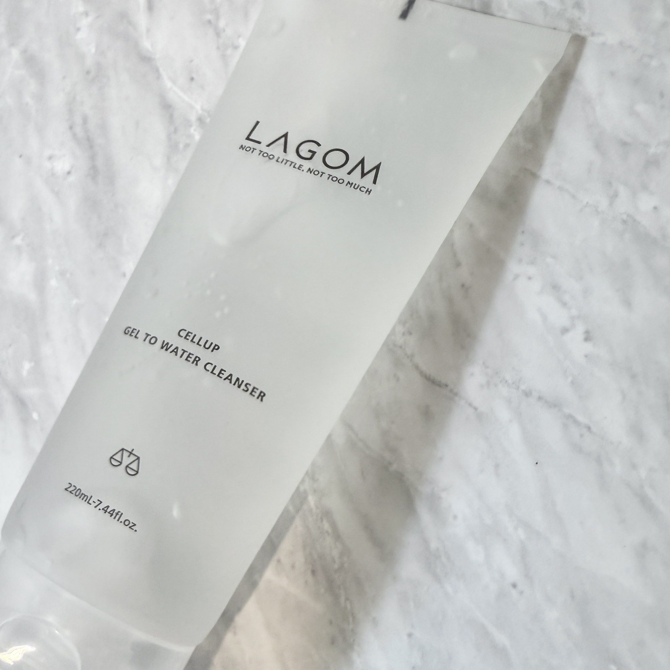 ラゴム ジェルトゥウォーター クレンザー(朝用洗顔)/LAGOM /その他洗顔料を使ったクチコミ（2枚目）