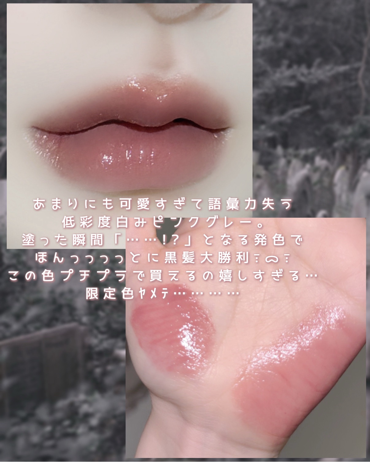 ネンマクフェイク リキッド PK832 蝶々のジュッテ/Visée/口紅を使ったクチコミ（3枚目）