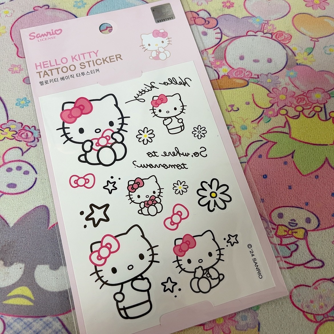 ハローキティ タトゥーステッカー/ハローキティ/その他を使ったクチコミ（2枚目）