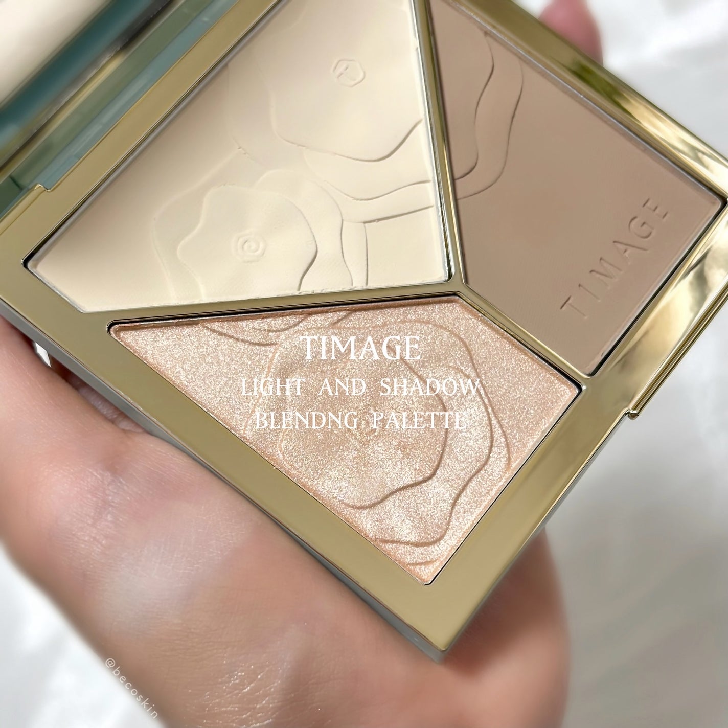 ハイライトシェーディングパレット/TIMAGE/パウダーハイライトを使ったクチコミ(1枚目)