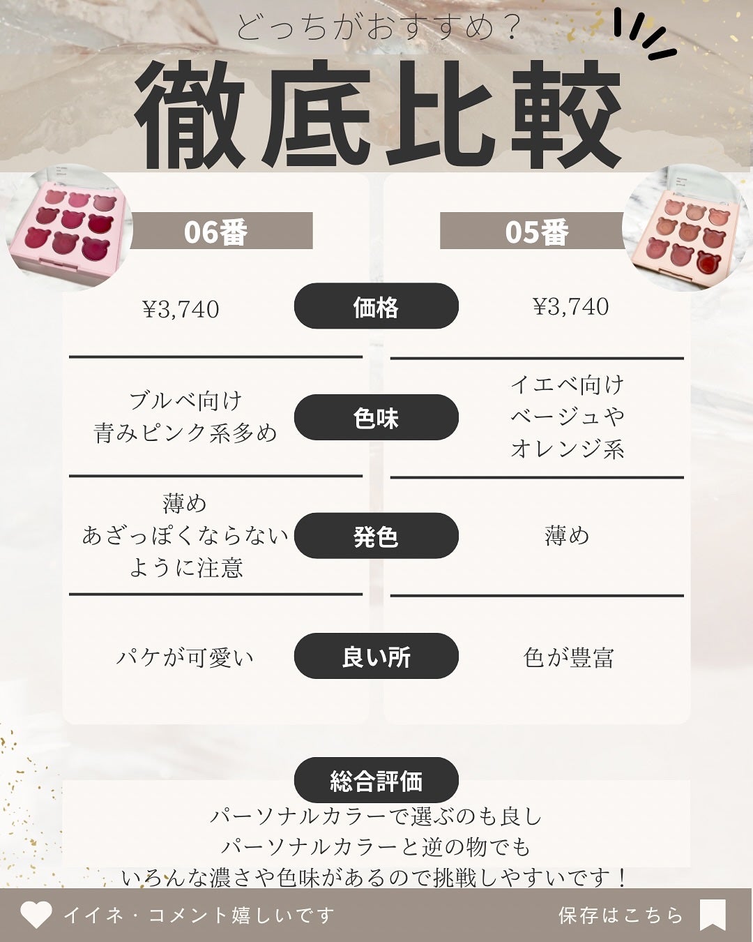 ムードペインティングリップアンドチークパレット/dasique/マルチパレットを使ったクチコミ(8枚目)