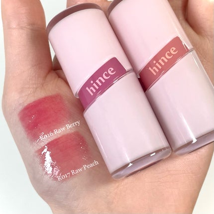 ロウグロウジェルティント R016 ロウ・ベリー/hince/リップティントを使ったクチコミ(3枚目)