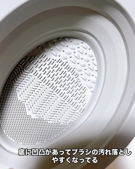 折りたたみ式メイクブラシクリーナー/DAISO/その他化粧小物を使ったクチコミ(5枚目)