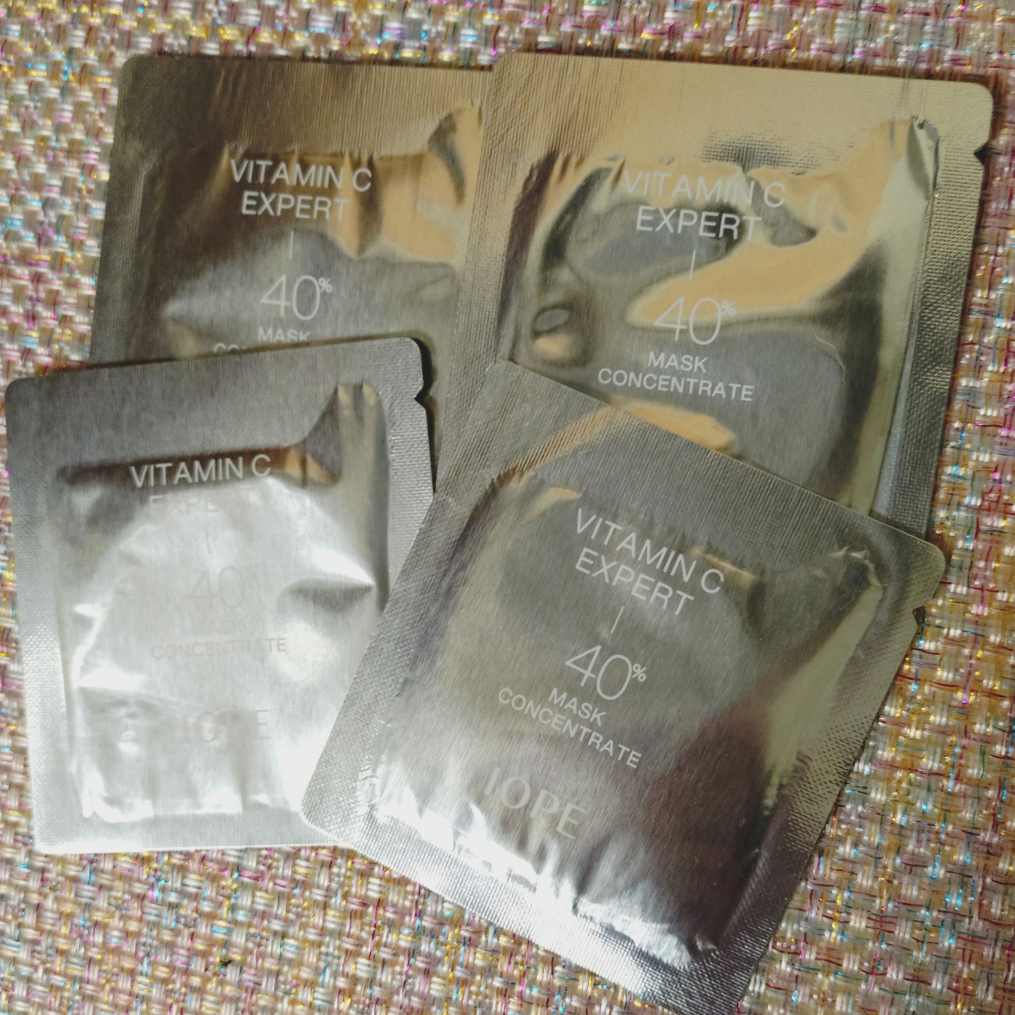 ビタミンC エキスパート40% マスクコンセントレート/IOPE/フェイスクリームを使ったクチコミ（1枚目）