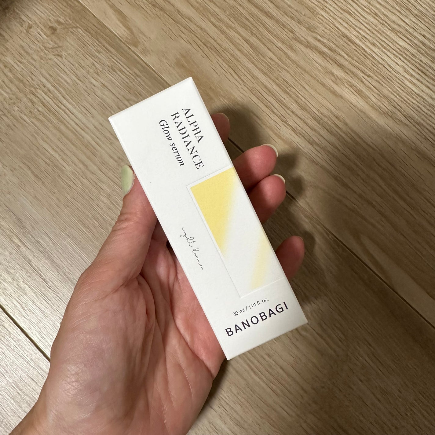 アルファラディアンスグローセラム/BANOBAGI/美容液を使ったクチコミ(1枚目)