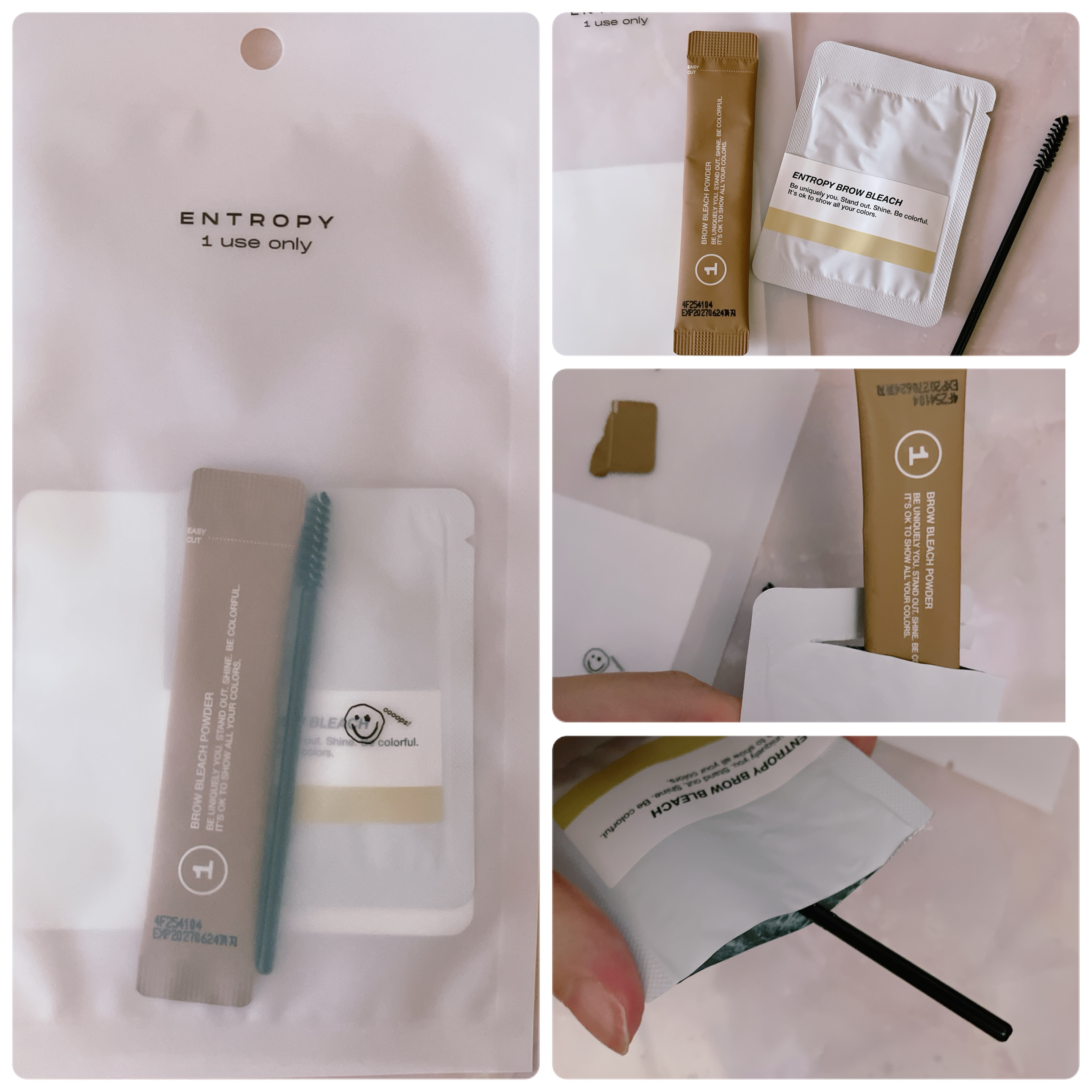 BROW BLEACH/ENTROPY/ブリーチ剤を使ったクチコミ（2枚目）