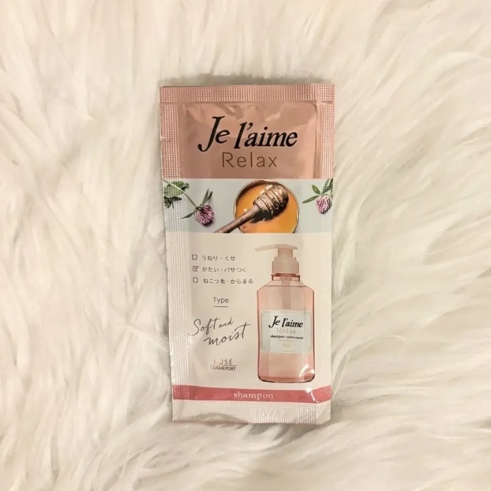 リラックス シャンプー／ヘアコンディショナー(ソフト＆モイスト) シャンプー 500ml/Je l'aime/市販シャンプーを使ったクチコミ（1枚目）