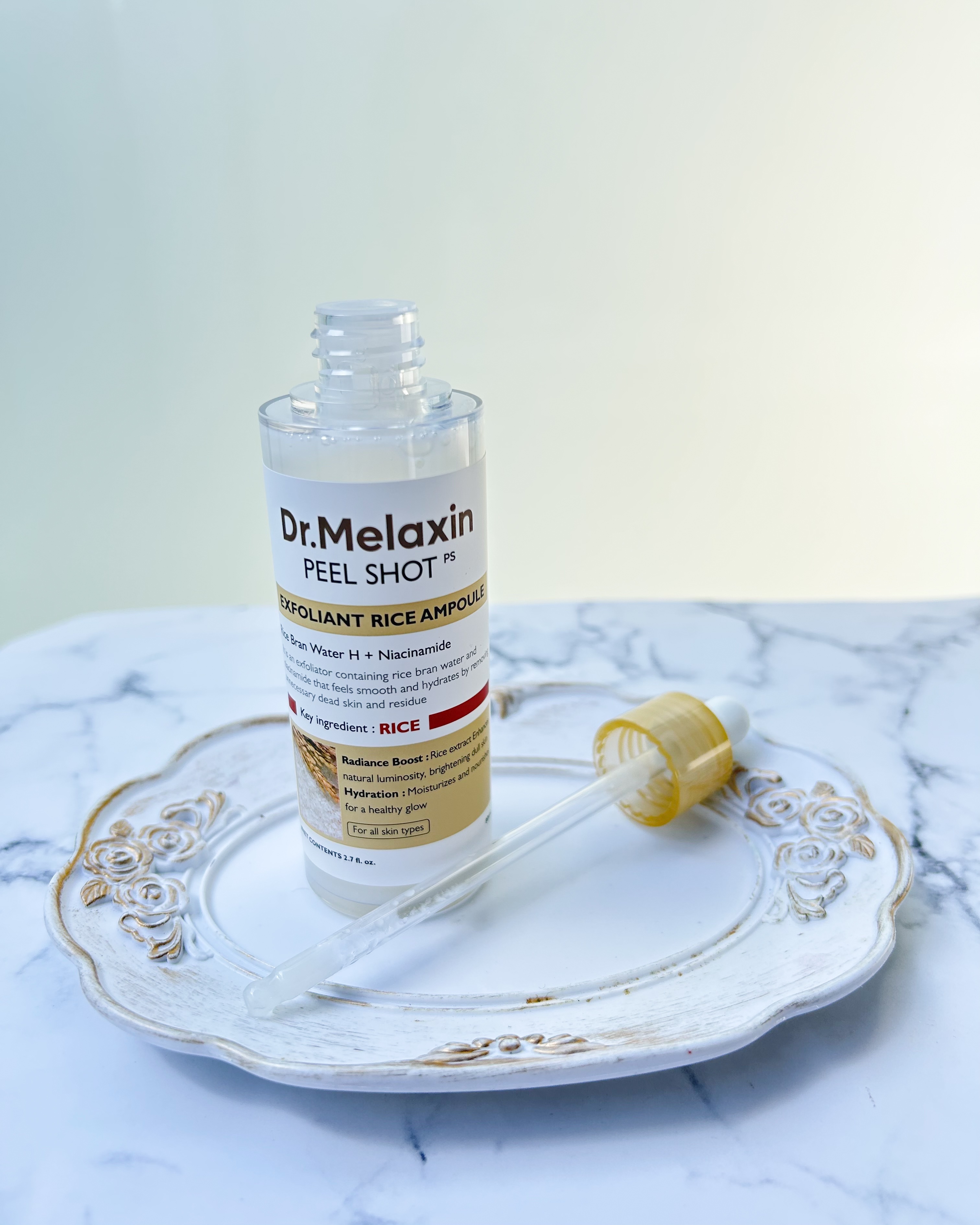 白米ピールショットゴマージュアンプル/Dr.Melaxin/美容液を使ったクチコミ（2枚目）