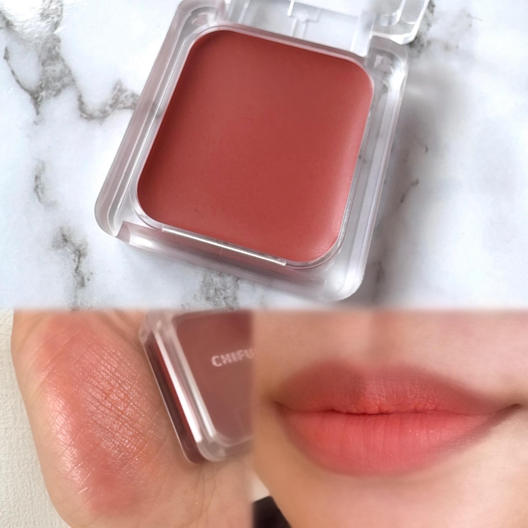 リップ ＆ チーク バーム/ちふれ/口紅を使ったクチコミ（2枚目）