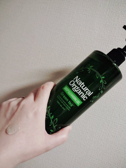 ナチュラルオーガニックディープクレンジングジェルグリンティー/ドン・キホーテプライベートブランド 情熱価格/クレンジングジェルを使ったクチコミ(1枚目)