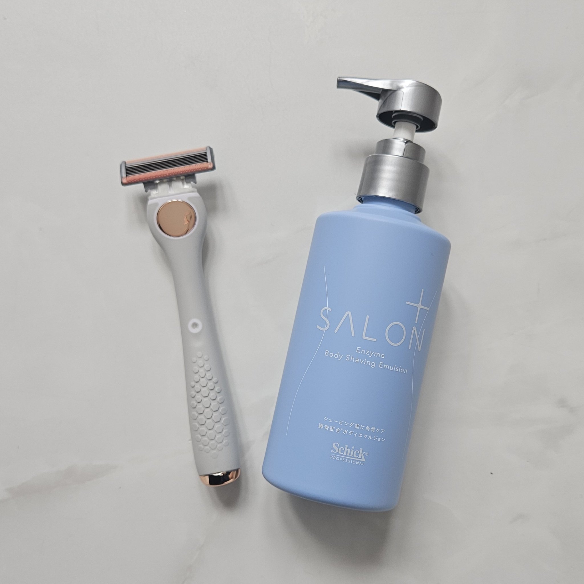 サロンプラス エンザイム ボディ シェービングエマルジョン/サロンプラス/ムダ毛ケアを使ったクチコミ（2枚目）