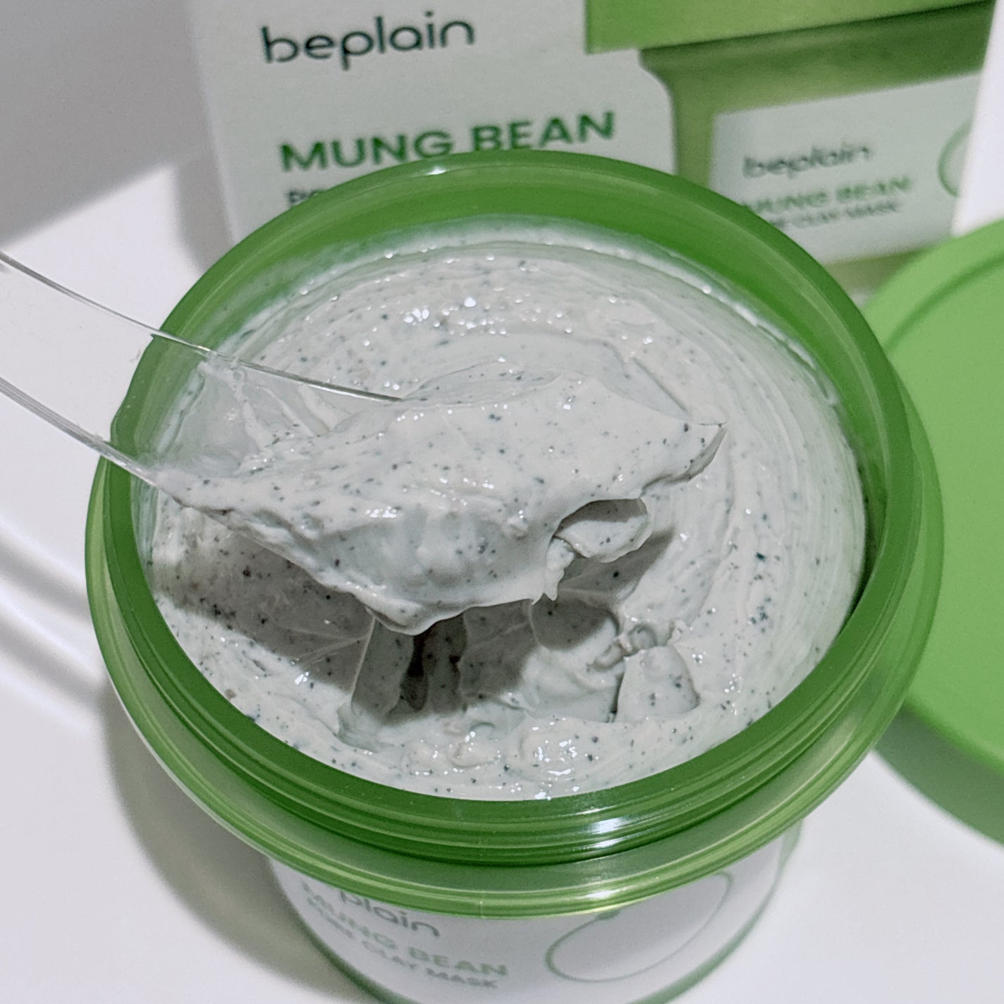 緑豆毛穴クレイパック/beplain/洗い流すパック・マスクを使ったクチコミ(2枚目)