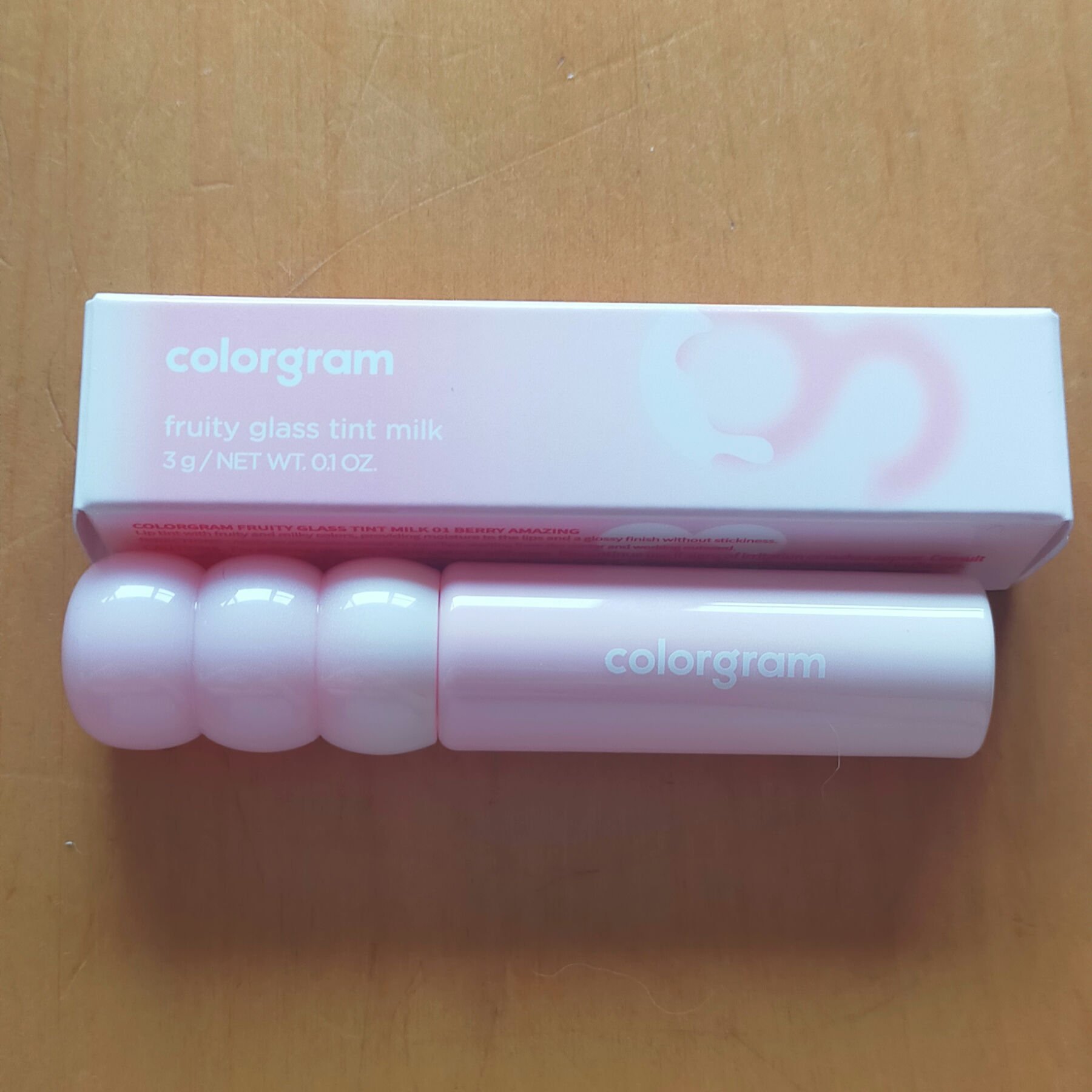 カラーグラム タンフルグラスティントミルク/Colorgram/リップティントを使ったクチコミ（2枚目）