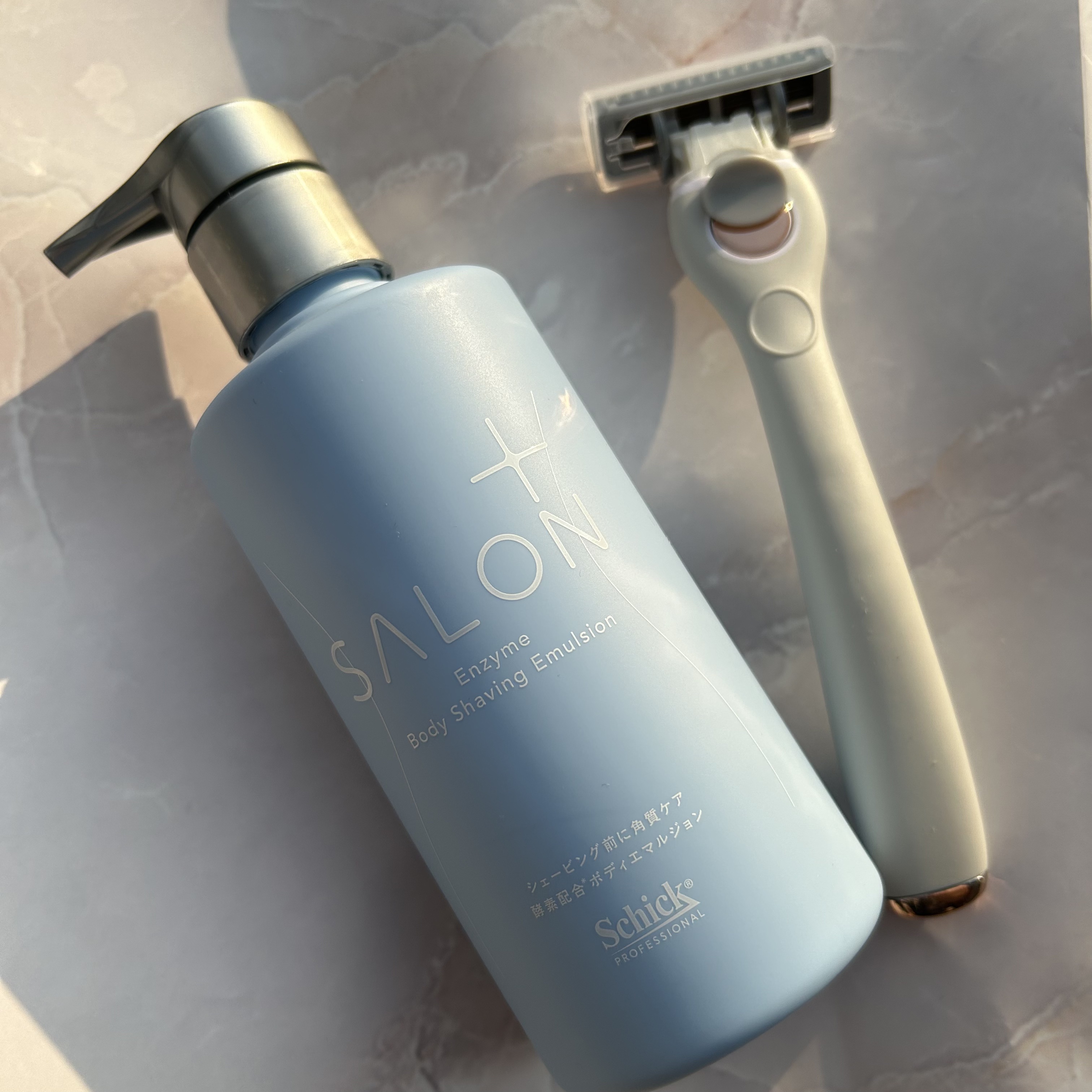 サロンプラス トーンアップ ボディシェーバー/サロンプラス/シェーバーを使ったクチコミ（3枚目）