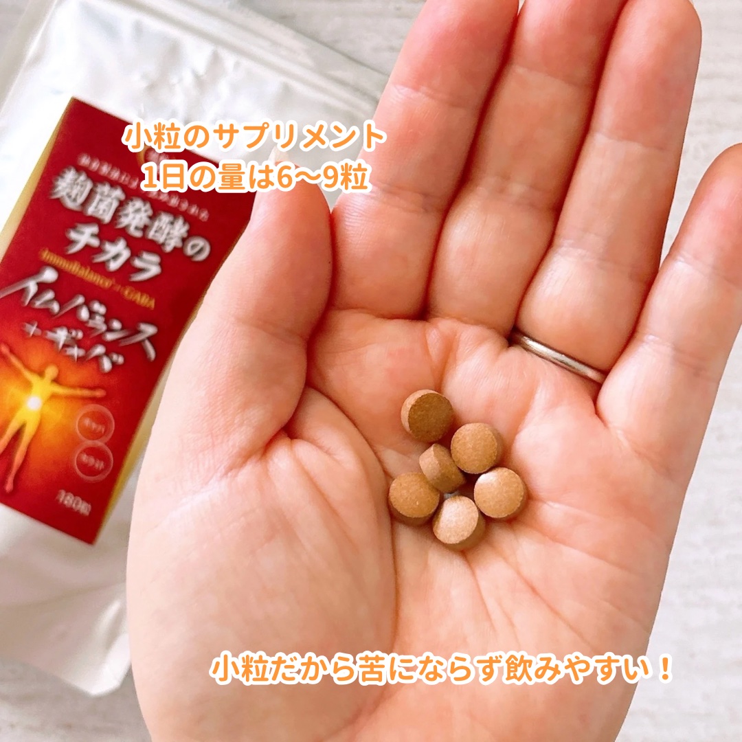 イムバランス＋ギャバ/ニチモウバイオティックス/健康サプリメントを使ったクチコミ（3枚目）