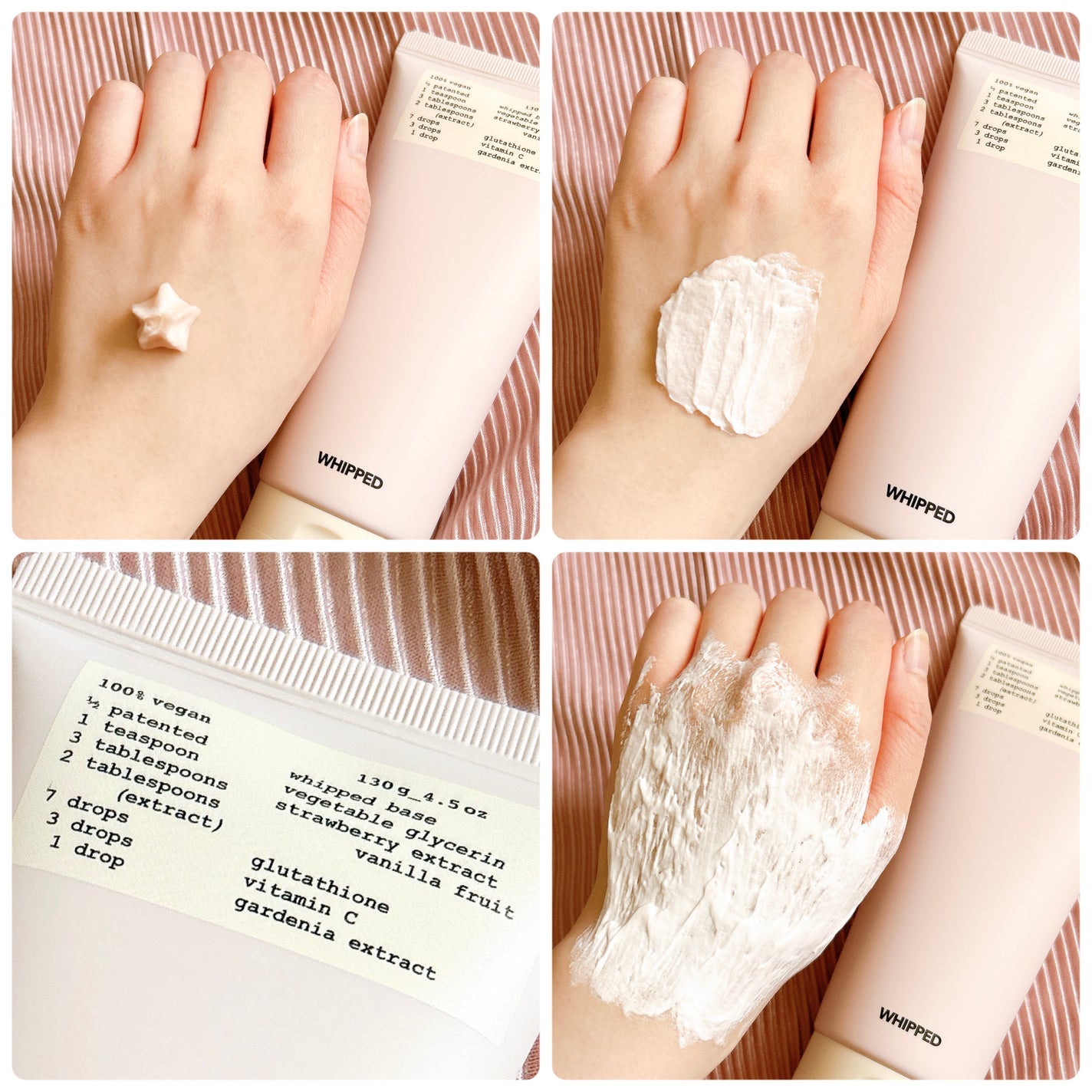 ヴィーガンパッククレンザーチューブ/WHIPPED/洗顔フォームを使ったクチコミ(4枚目)