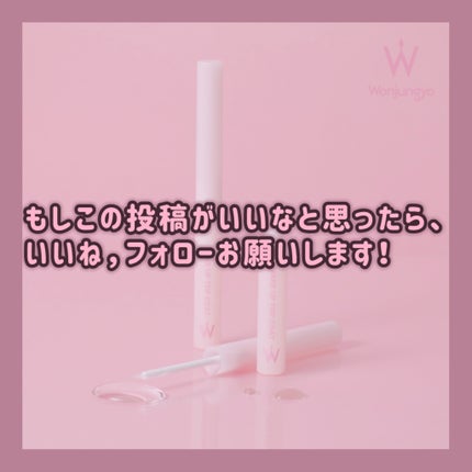 ウォンジョンヨ メイクアップトップコート/Wonjungyo/アイブロウコートを使ったクチコミ(5枚目)