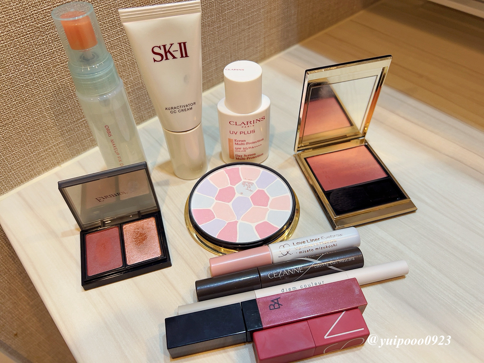 ブラーリング カラー ブラッシュ 105 茜染 -AKANEZOME（限定色）/SUQQU/パウダーチークを使ったクチコミ（1枚目）