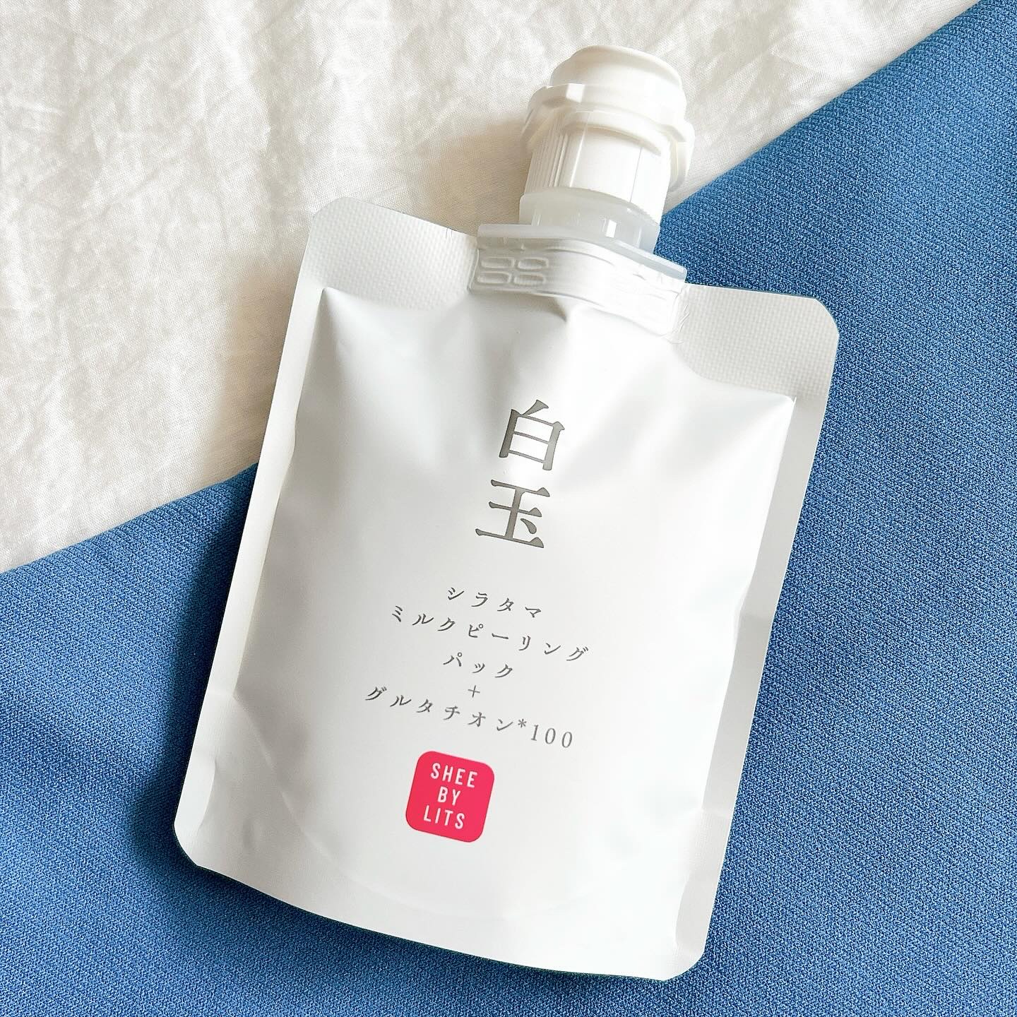 SHEE BY LITS 白玉ミルクピーリングパック/リッツ/洗い流すパック・マスクを使ったクチコミ（2枚目）