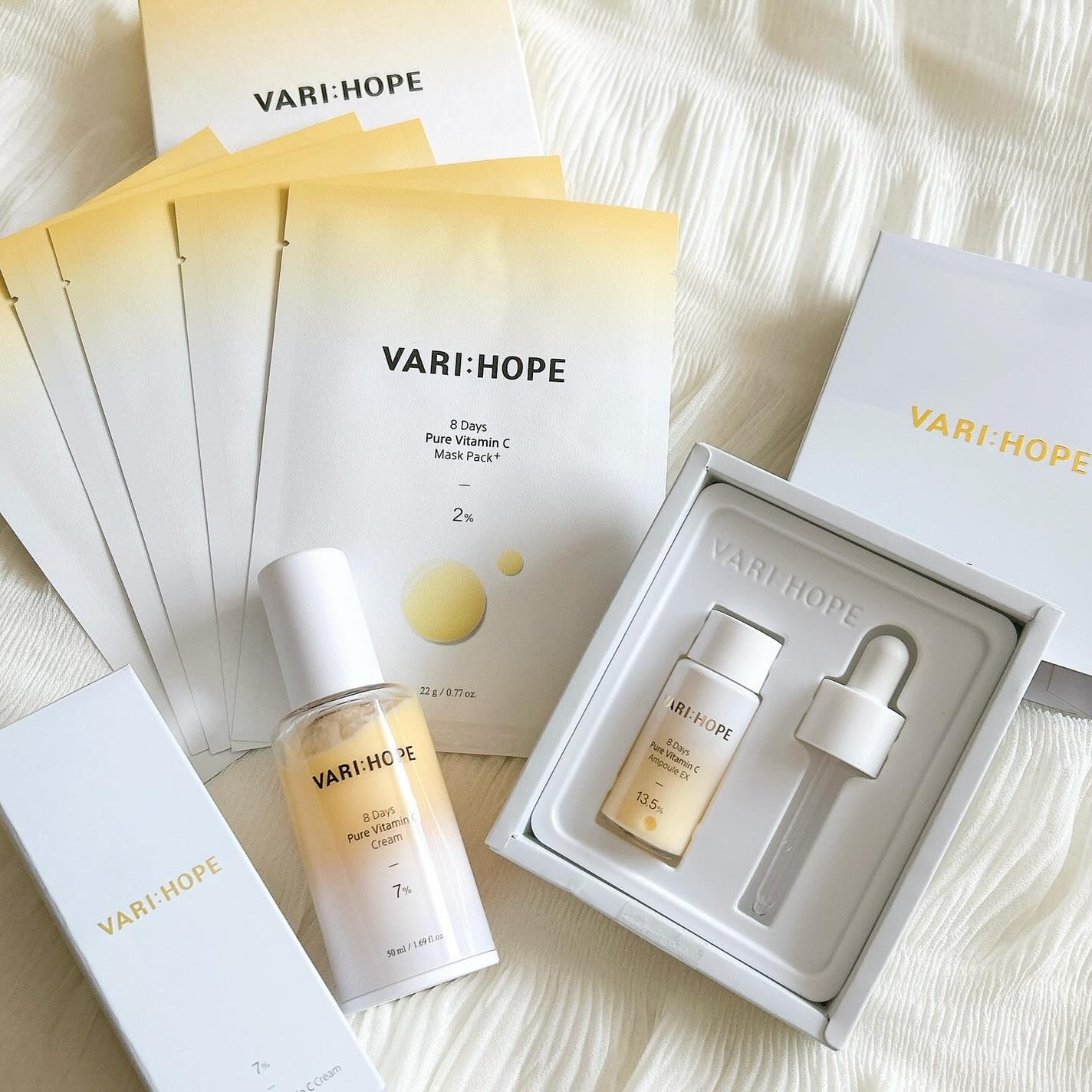 8デイズピュアビタミンCアンプル/VARI:HOPE/美容液を使ったクチコミ(1枚目)