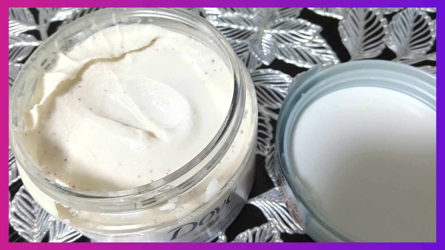 クリーミーボディスクラブ マカダミア&ライスミルク/ダヴ/ボディスクラブを使ったクチコミ(2枚目)