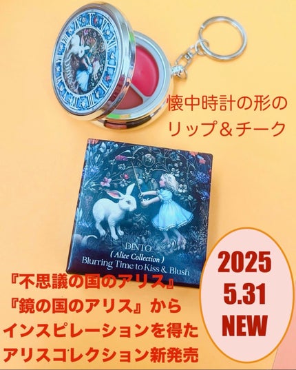 グローイングタイムトゥーキスアンドブラッシュ/Dinto/口紅を使ったクチコミ(2枚目)