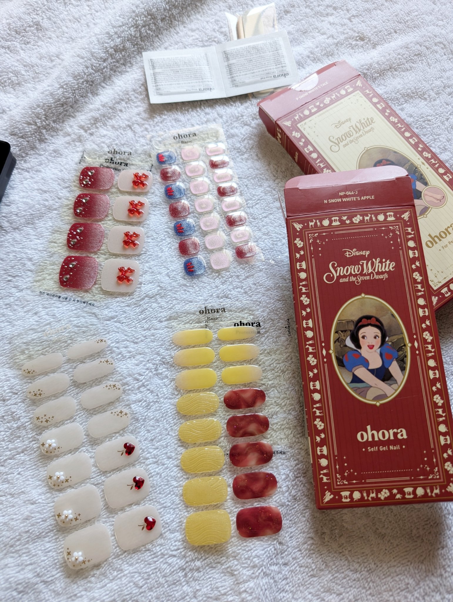 ハンド＆ペディキュアセット Disney collection/ohora/ネイルシールを使ったクチコミ（2枚目）