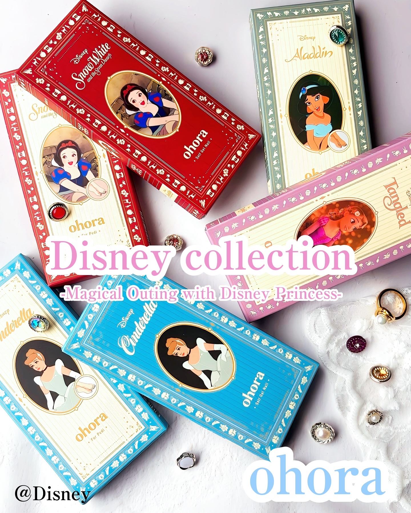 ハンド＆ペディキュアセット Disney collection/ohora/ネイルシールを使ったクチコミ（1枚目）